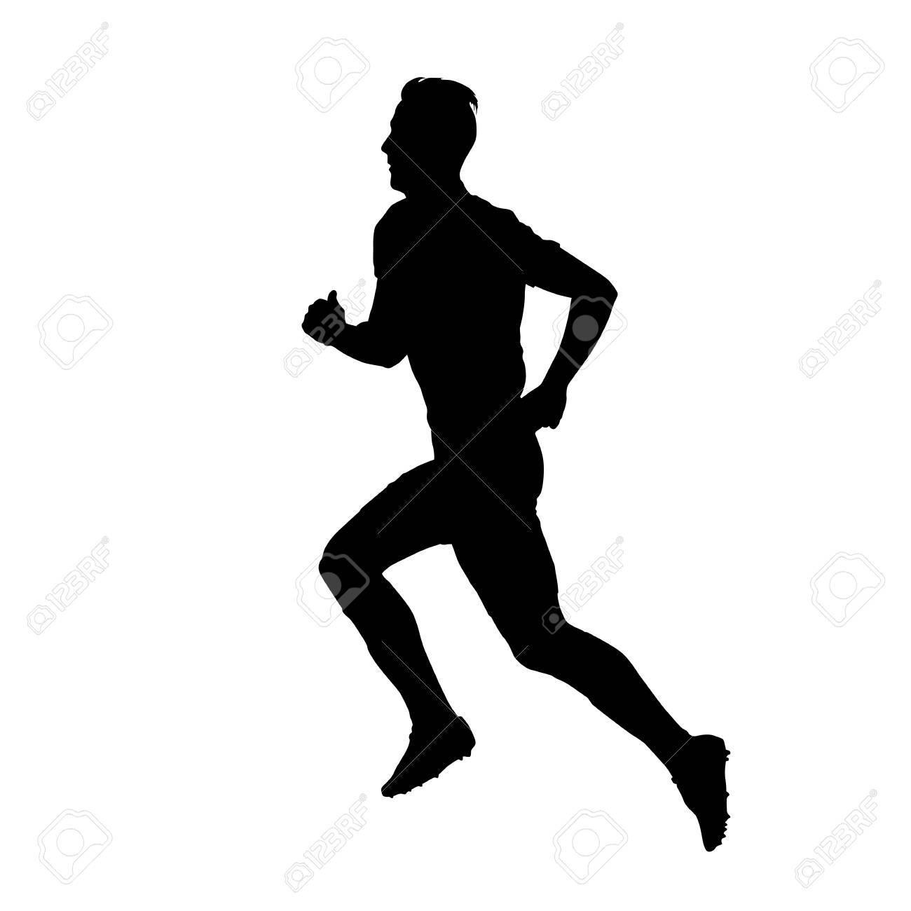 1300x1300 Running Man Silhouette Vector