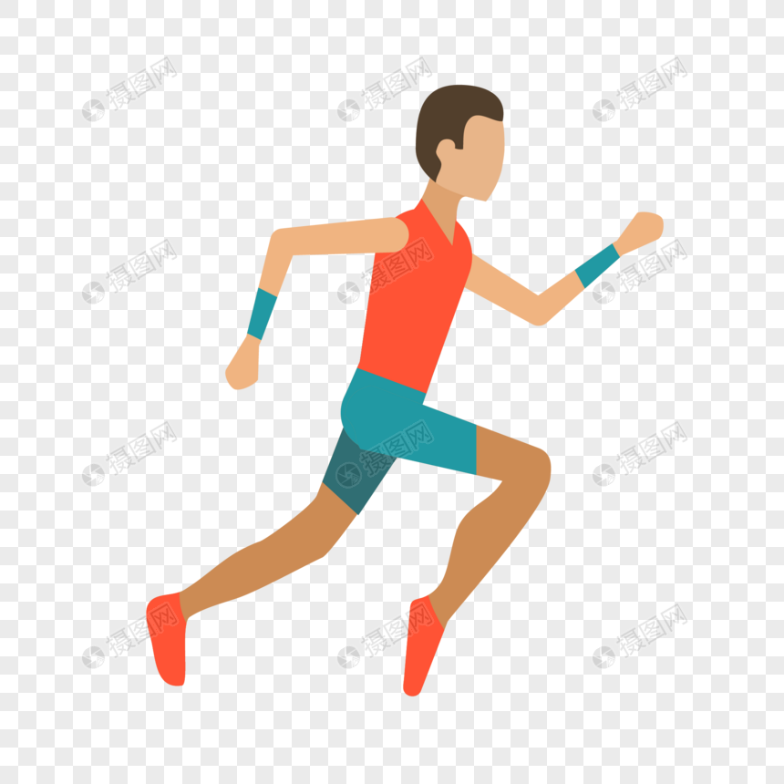 860x860 Running Vector Material For Life Sports Characters Png