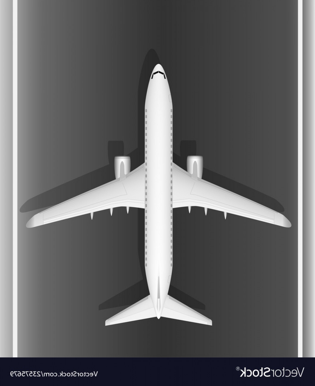 1058x1296 A Modern Jet Passenger White Plane On The Runway Vector Hoodamathrun