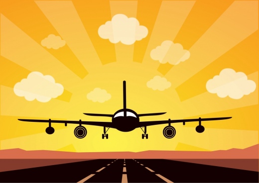 520x368 Free Airport Runway Vector Free Vector Download