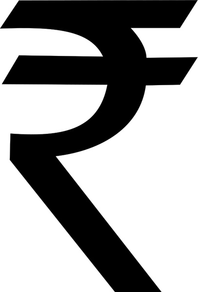 406x600 Indian Rupee Symbol Free Vector In Open Office Drawing