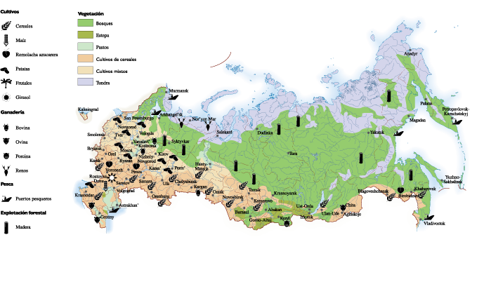 689x432 Russia Land Use Map Vector World Maps