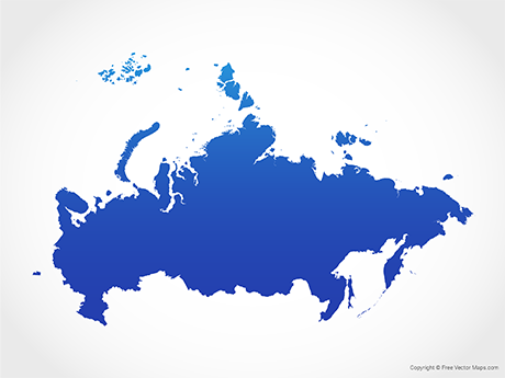 460x345 Vector Maps Of Russia Free Vector Maps