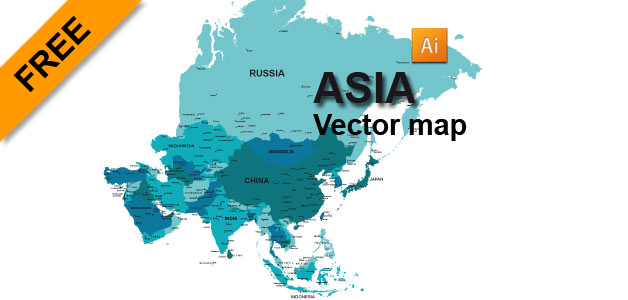 628x300 Free Vector Maps Russia Map Vector
