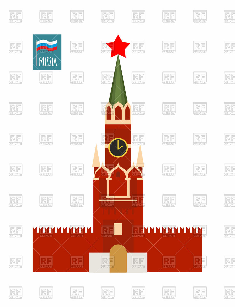 918x1200 Tower Of Moscow Kremlin Russia Vector Image Of Architecture