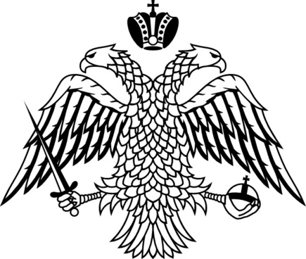435x368 Double Headed Eagle Russian Empire Coat Arms Free Vector Download