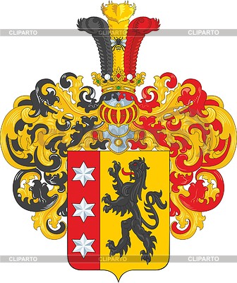 336x400 Levin Family Coat Of Arms Stock Vector Graphics Cliparto
