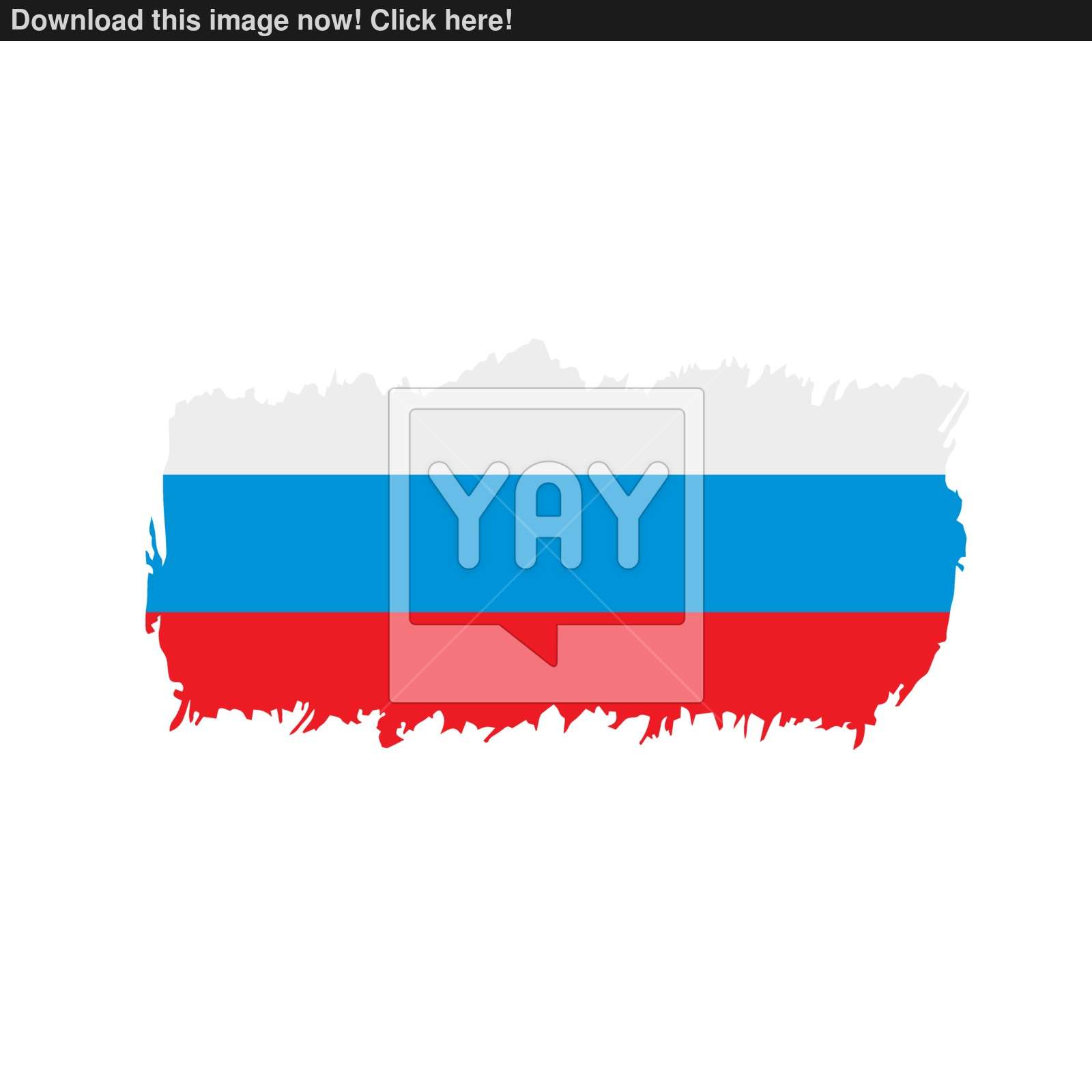 1600x1600 Russia Flag, Vector Illustration Vector