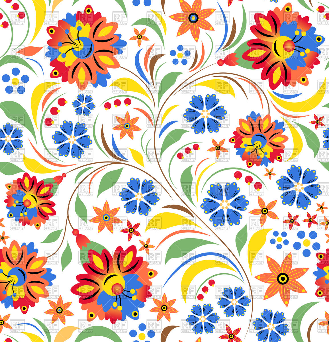 Russian Pattern Vector at Collection of Russian