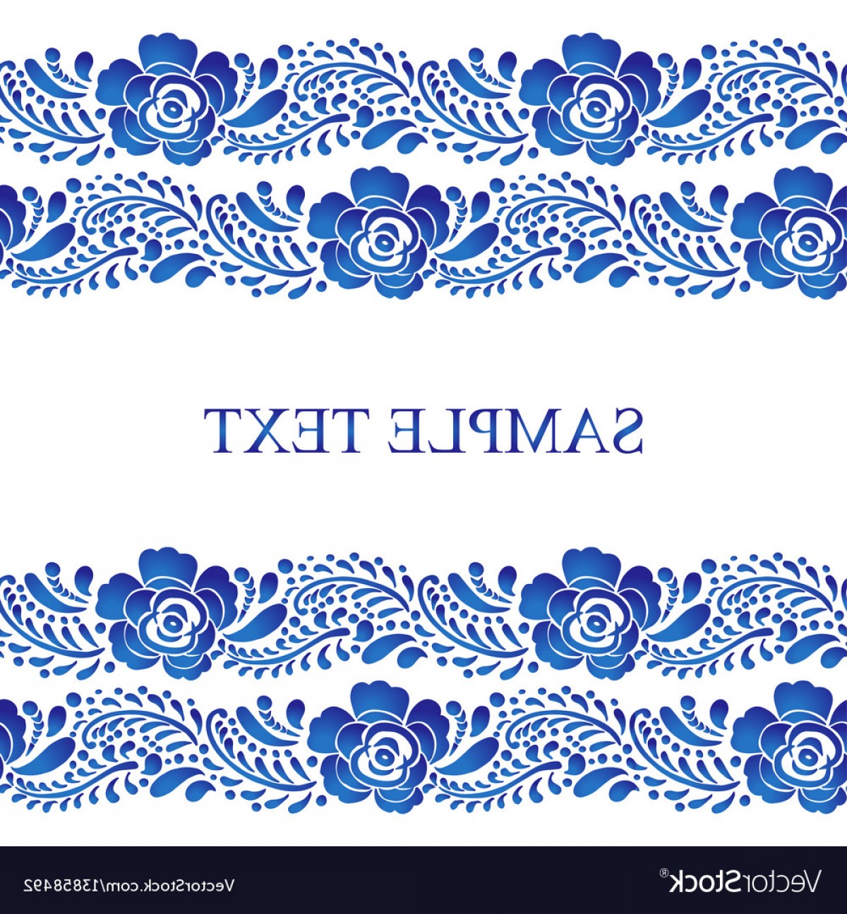 1200x1296 Traditional Russian Seamless Pattern Frame Vector Createmepink