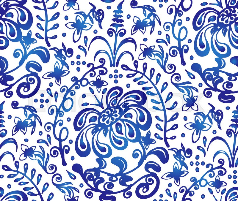 800x677 Traditional Russian Vector Seamless Stock Vector Colourbox