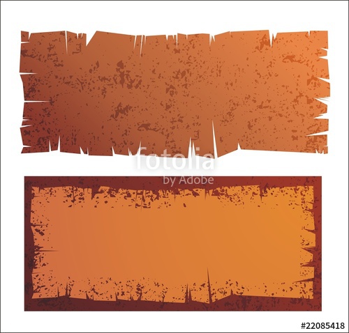 500x478 Two Creative Banners With Rust Texture Stock Image And Royalty