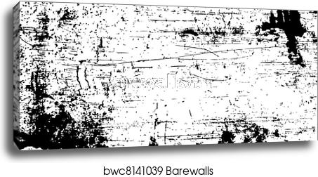 453x252 Vector Distressed Rust Overlay, Canvas Print Barewalls Posters