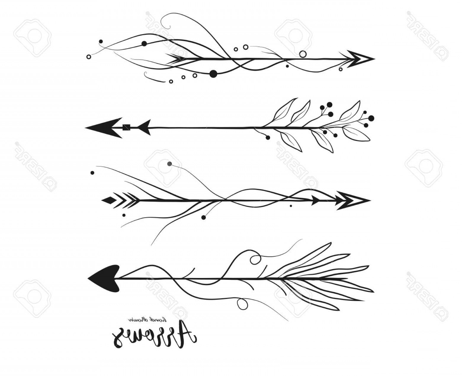 1560x1270 Rustic Arrow Outline Vector Sarahgardan