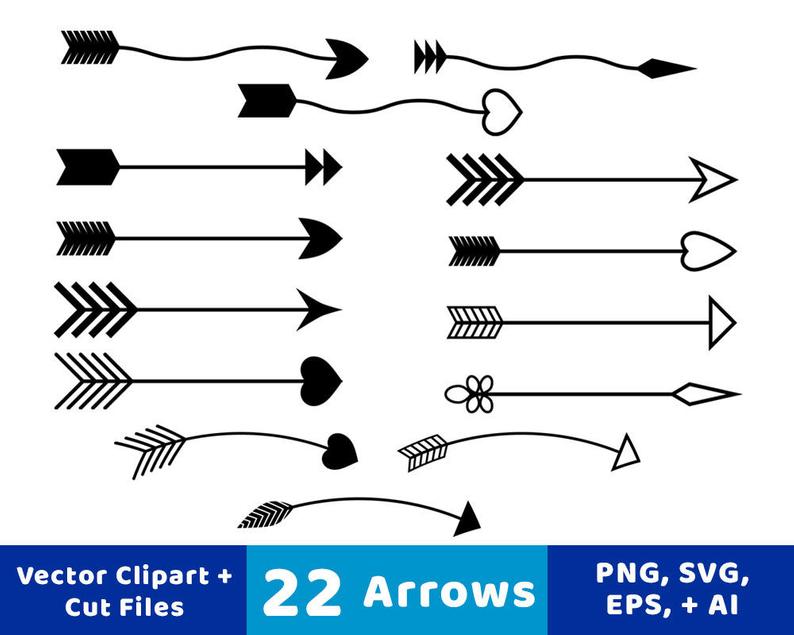 794x635 Arrows Clipart Rustic Arrow Clipart Arrow Wedding Etsy