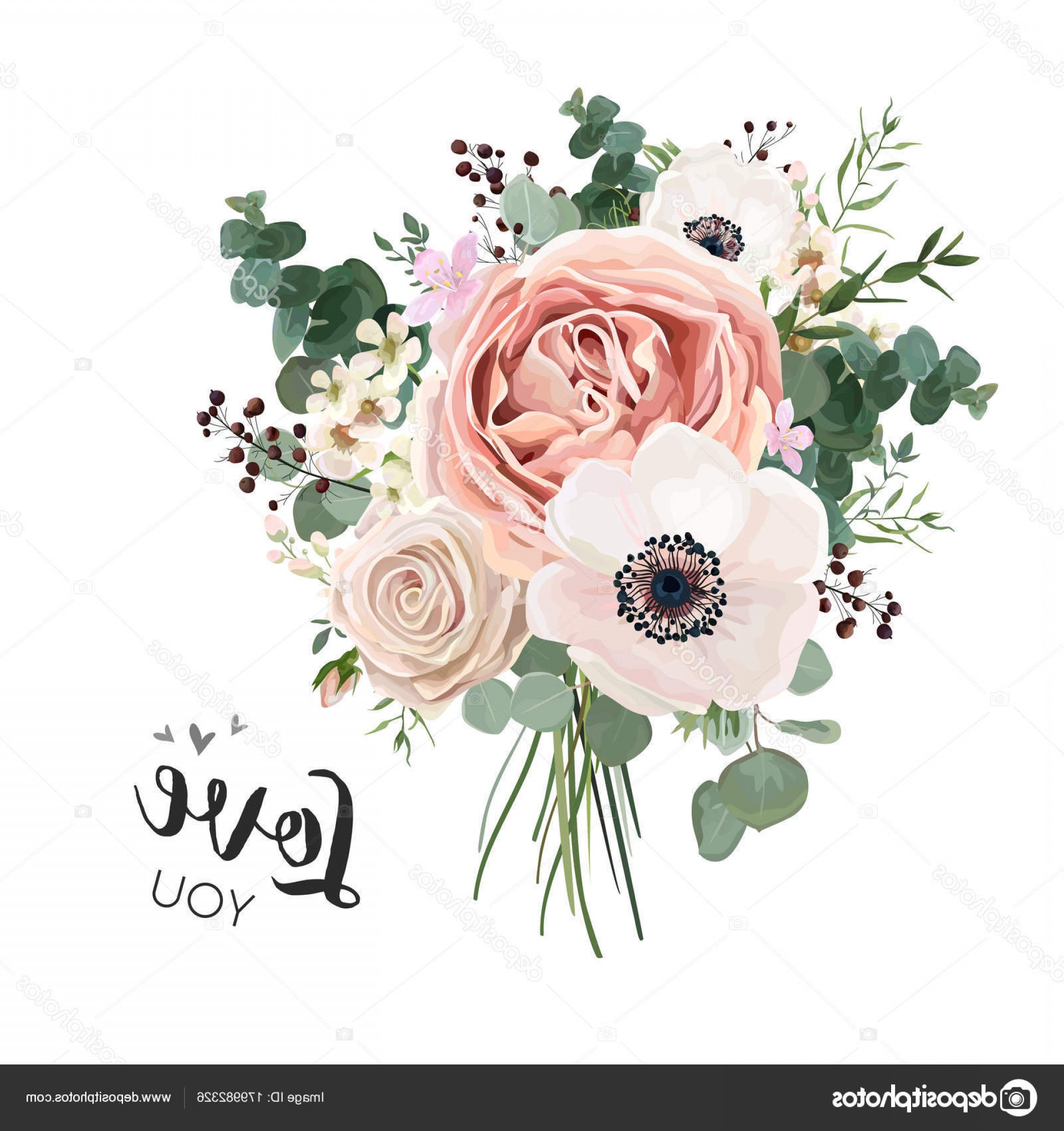 Stock Illustration Flower Bouquet Floral Bunch Vector Soidergi 1920x2040 Stock Illustration Flower Bouquet Floral Bunch Vector Soidergi