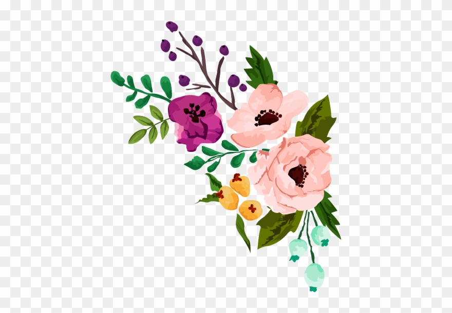 Floral Clipart Rustic Flower 880x610 Floral Clipart Rustic Flower