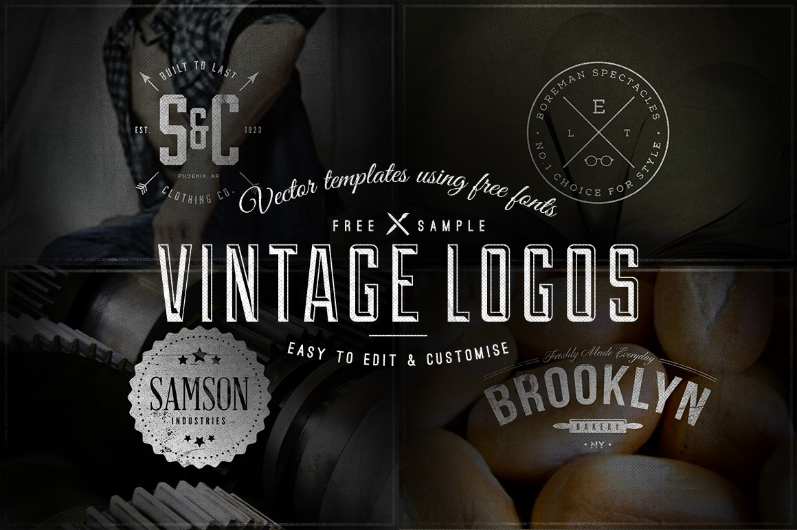 1160x772 Free Download Vintage Logos Badges Vector Templates Ian