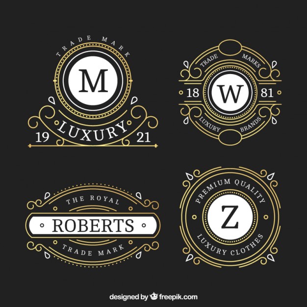 626x626 Ornamental Luxury Hotel Logos Vector Free Download