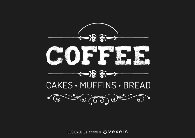 807x570 Rustic Swirls Vintage Coffee Logo