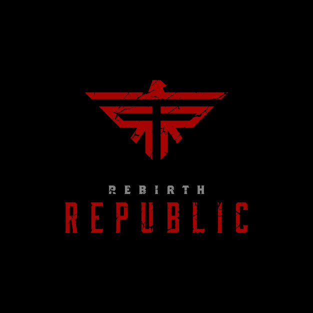 626x626 Rustic Initial Rr And Eagle Symbol Logo Design Vector Premium