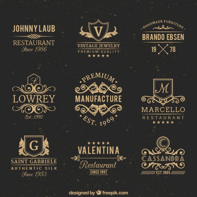 626x626 Vintage Badges Vector Free Download