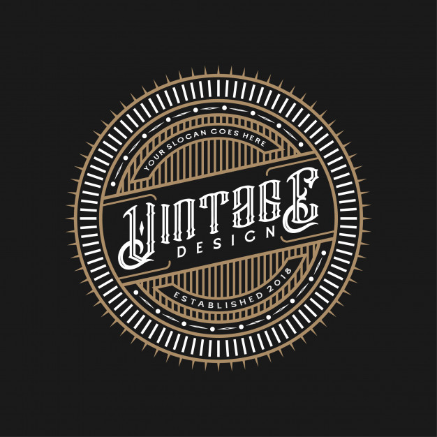 626x626 Vintage Rustic Logo Design Vector Premium Download