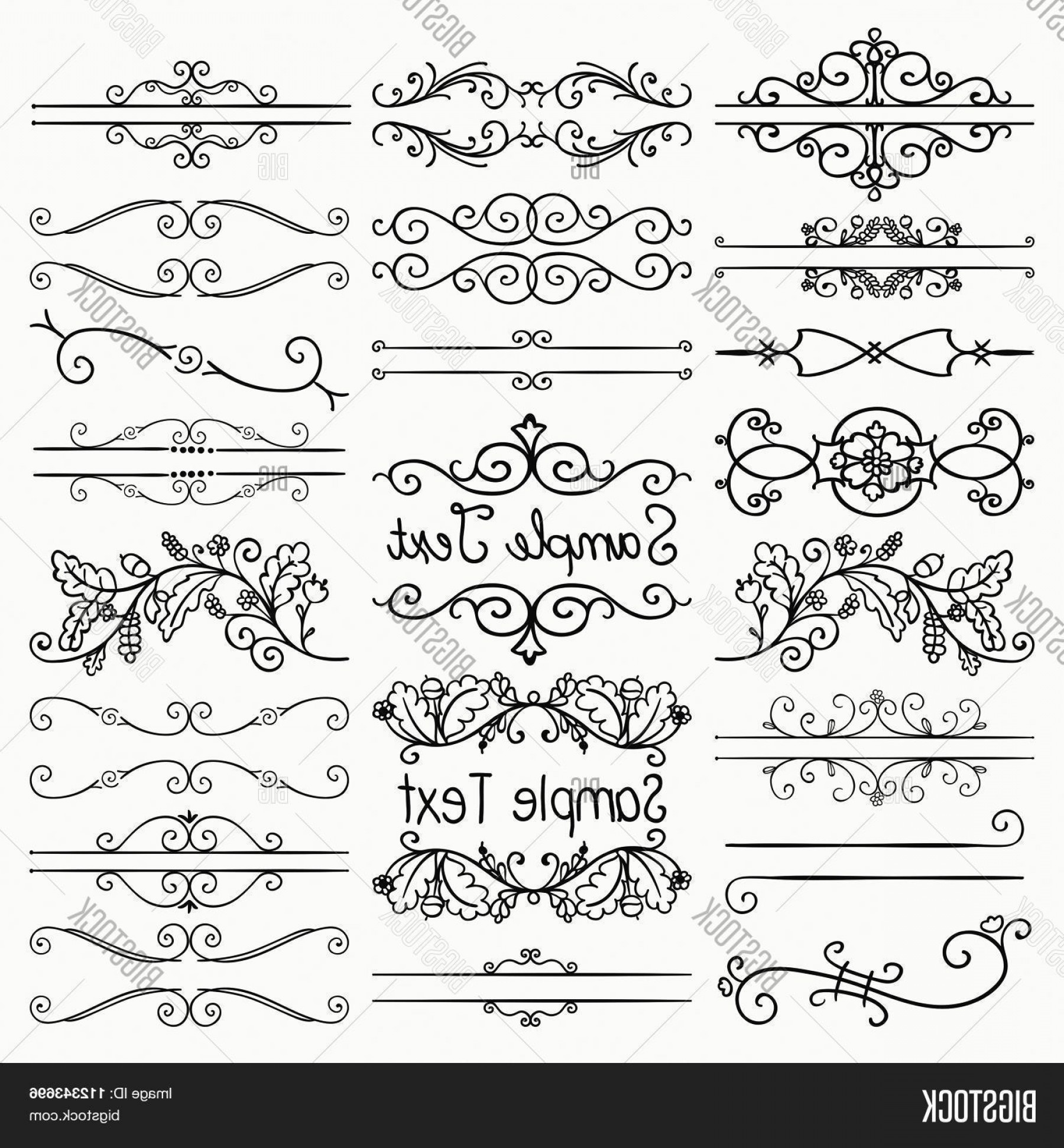 1800x1944 Rustic Scroll Vector Art Image Hoodamathrun