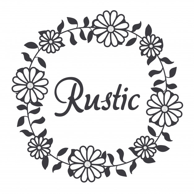 626x626 Floral Rustic Vector Premium Download