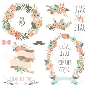 300x300 Photostock Vector Rustic Wedding Flower Wreath Studiogrfx