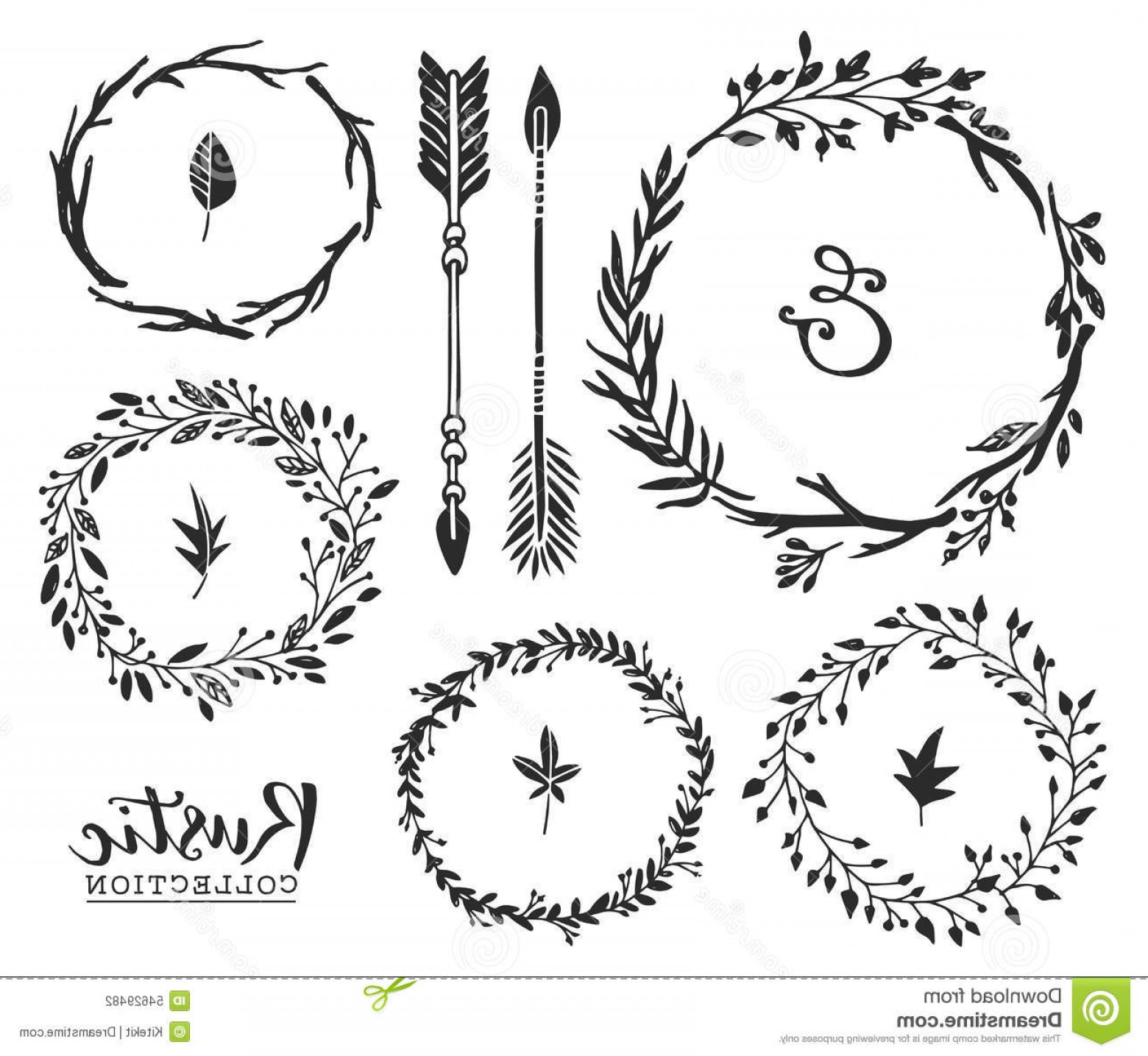 Rustic Wreath Vector Clip Art Lamaison 1560x1435 Rustic Wreath Vector Clip Art Lamaison