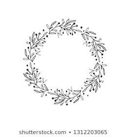 Rustic And Floral Doodle Wreath Vector Hand Drawn Botanical 260x280 Rustic And Floral Doodle Wreath Vector Hand Drawn Botanical