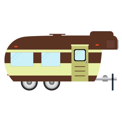 490x490 Rv Camping Illustration Logo And Badge Vector