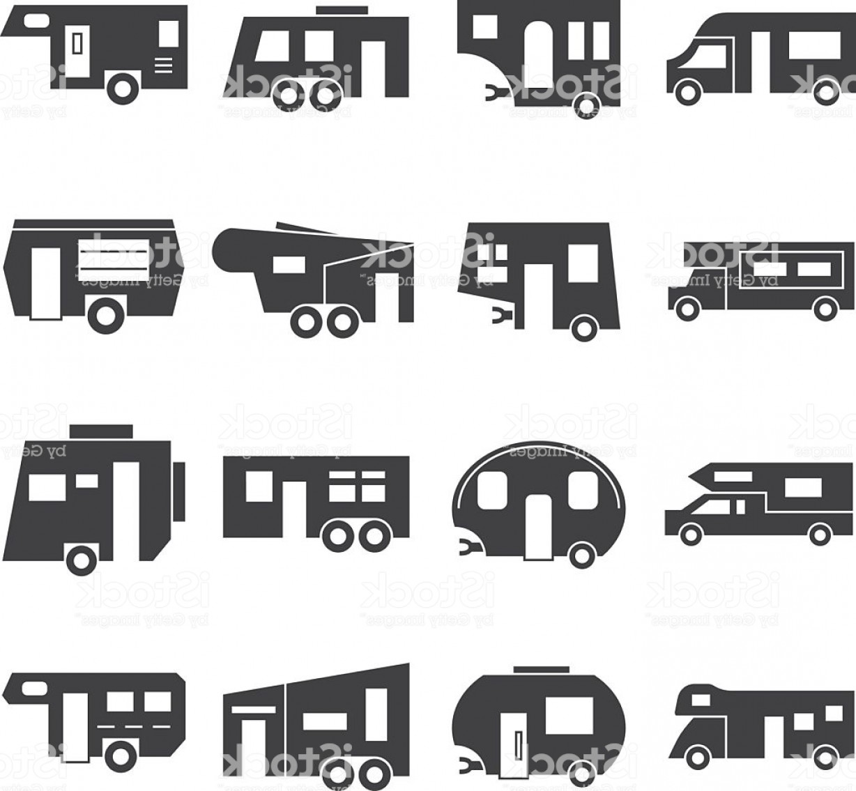 1228x1135 Rv Cars Campers Vector Icons Gm Soidergi