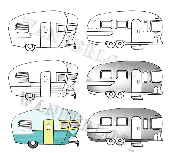 Rv Vector Art