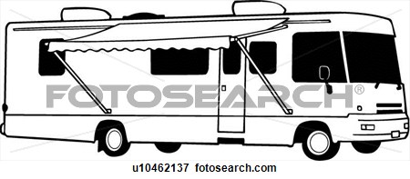 450x197 Modern Rv Clipart