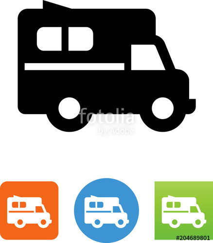 438x500 Rv Motorhome Icon Stock Image And Royalty Free Vector