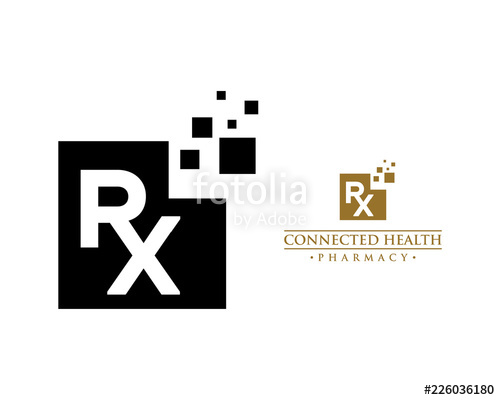 Square Rx Connected Pixel Health Pharmacy Sign Symbol Icon Company 500x400 Square Rx Connected Pixel Health Pharmacy Sign Symbol Icon Company