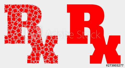 Pixel And Flat Rx Symbol Icons Vector Mosaic Of Rx Symbol 500x273 Pixel And Flat Rx Symbol Icons Vector Mosaic Of Rx Symbol