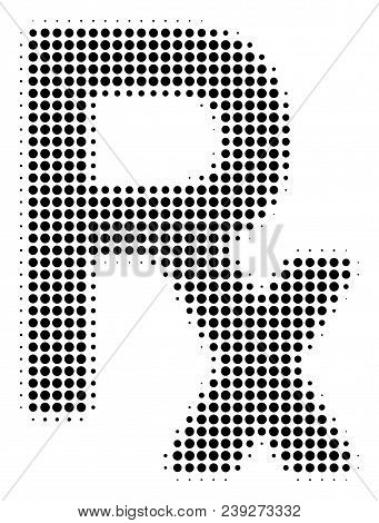Dotted Black Rx Symbol Icon Vector Halftone Concept Of Rx 341x470 Dotted Black Rx Symbol Icon Vector Halftone Concept Of Rx