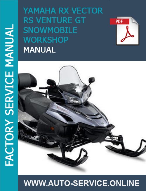 500x655 Yamaha Rx Vector Rs Venture Gt Snowmobile Factory Repair Workshop