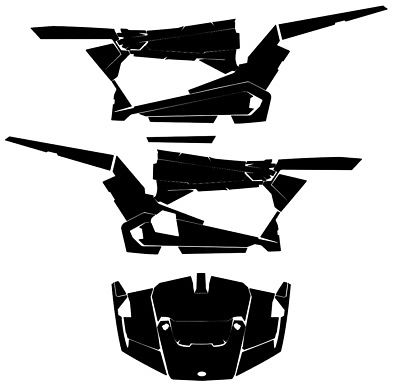 400x384 Graphic Vector Template Polaris Rzr Ebay