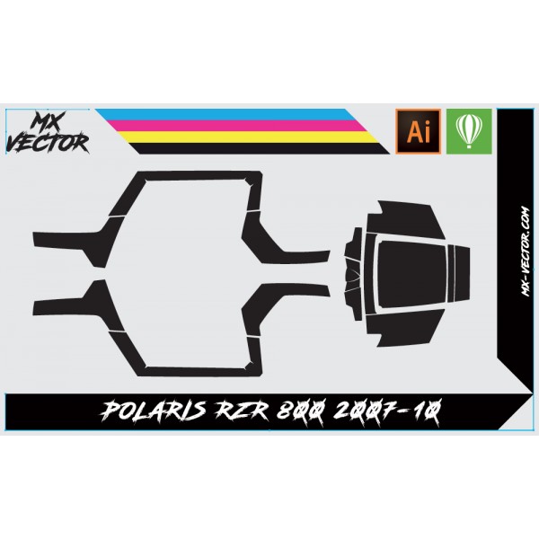 600x600 Templates Design Quad Polaris Rzr Mx