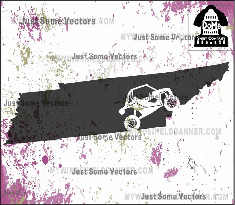 794x694 Tennessee Tn Home State Rzr Razor Sxs Side