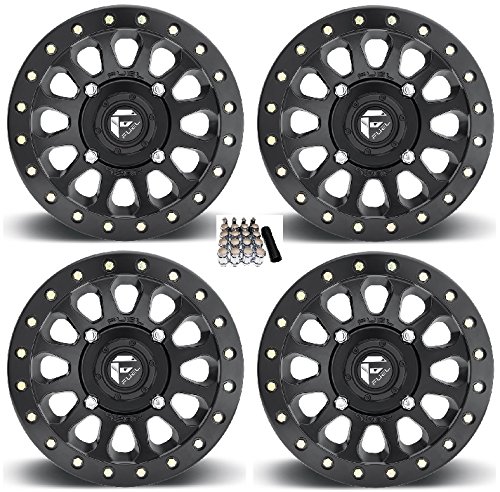 500x492 Fuel Vector Beadlock Utv Wheels Black Polaris Rzr
