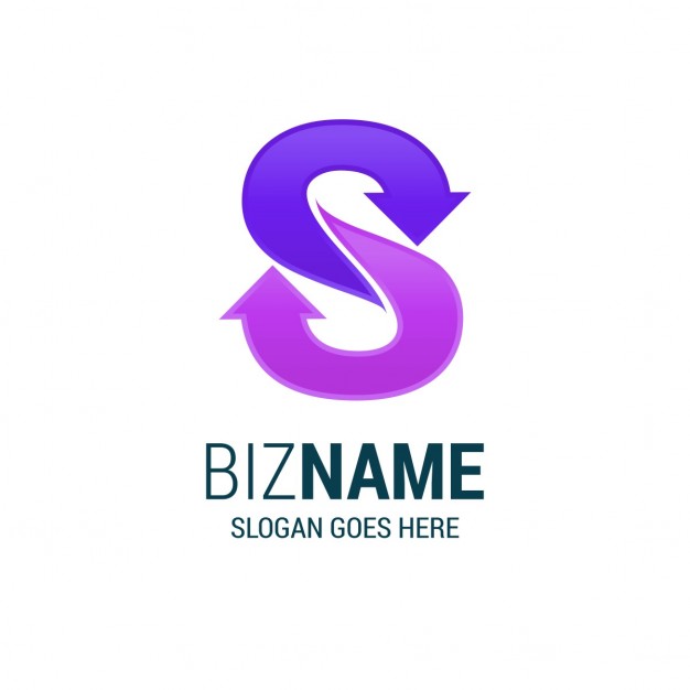 626x626 Nice Logo With Arrows And The Letter S Vector Free Download