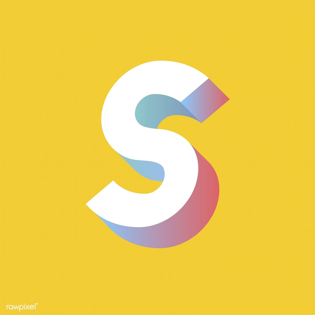 1200x1200 The Letter S Vector Free Image