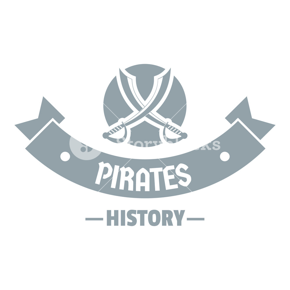 1000x1000 Pirate Saber Logo Simple Illustration Of Pirate Saber Vector Logo