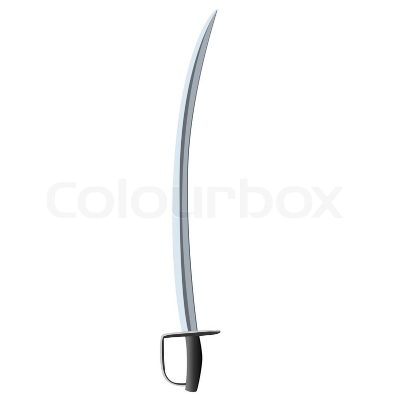 800x800 Saber, Vector Illustration Stock Vector Colourbox