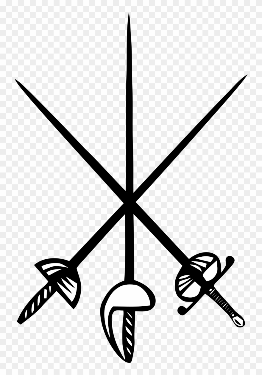 880x1261 Saber Vector Fencing Sword Clip Art Library Stock